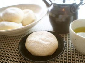 白玉粉でもっちり♡大福みたいなあんぱん