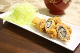 お弁当に☆豚しそ巻き