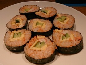 ◆簡単＆美味♡鮭ごはんｄｅサラダ巻き◆