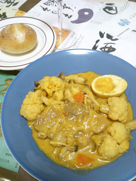 ポークソテーココナッツカレーシチュー