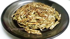 無塩料理☆里芋で揚げないハッシュドポテト