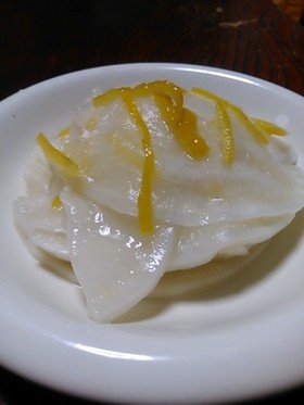 かぶの柚子風味甘酢漬け