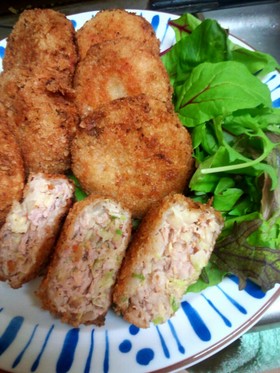 白菜消費に！メチャ旨☆白菜メンチ♪