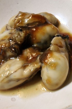 パパッと！梅酒deふっくら♪牡蠣の蒸し煮