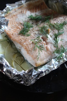 超簡単・本格的、北欧風グリルドサーモン