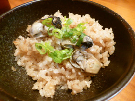 土鍋カキご飯♪