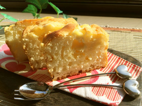 朝食にHMで作る✿しっとりチーズ角パン