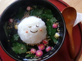 ほっこり　癒しの顔付☆お茶漬け