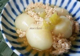 かぶの鶏そぼろ煮＊薄味の優しい味カブ 蕪