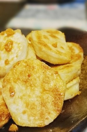 里芋のガーリックステーキ