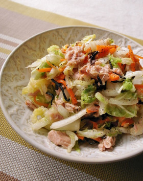 白菜とツナのさっぱりサラダ