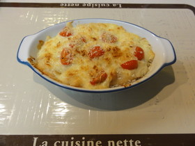 簡単！おいしい！餅と鶏肉のチーズ焼き