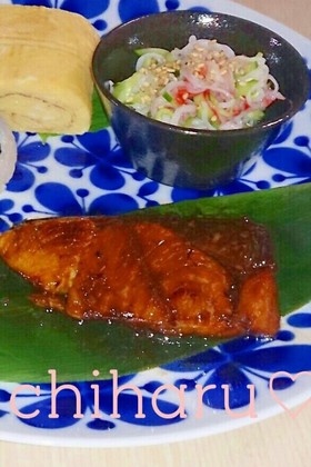 フライパンで♡簡単ぶりの照り焼き♡