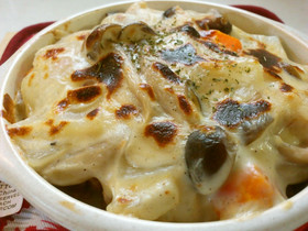 フライパン一つで！酵素玄米きのこドリア