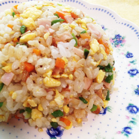 パラパラ炒飯、定番が美味しい、中華風♡