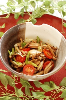 しめじの甘辛さっと煮