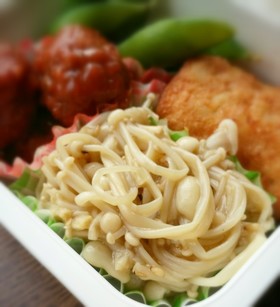 レンジで簡単！えのきのナムル☆お弁当にも