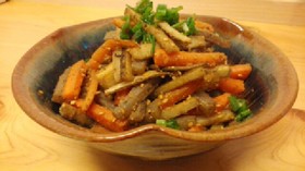 京のおばんざい　七味風味のきんぴらごぼう