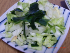 ５分でキャベツもみ！