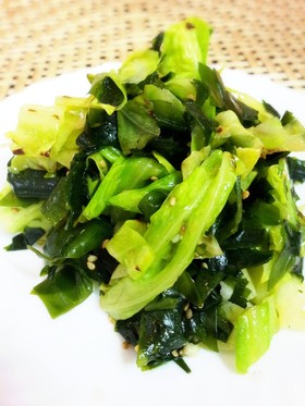 わかめとキャベツの熱々ナムル