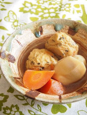 里芋とがんもの煮つけ