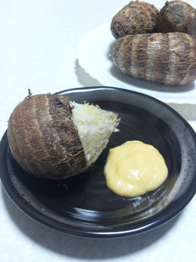 トースターdeホクホク☆里芋の丸焼き