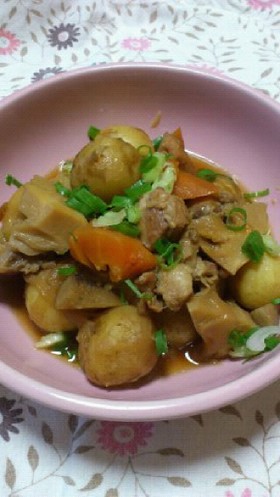 新じゃが☆竹の子☆鶏もも肉の春沢山煮物★