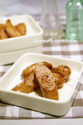 ☸ウインナーのマヨ炒め♪お弁当に♪☸