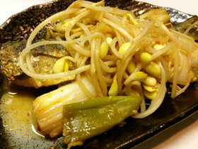 いわしのピリ辛味噌煮