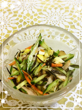 野菜嫌いな子に☆鉄分豊富なヒジキのサラダ