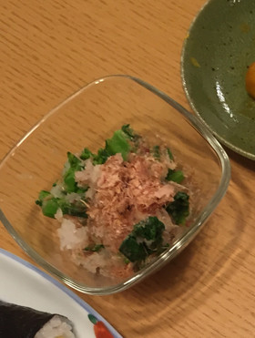 菜の花の大根おろし和え