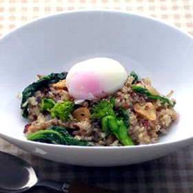 春がきた♪菜の花とツナのチャーハン