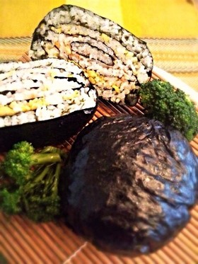 春色♪細工おにぎらず＆おにぎり＊花見弁当