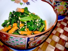 レンチンで簡単！ほうれん草の胡麻和え♪