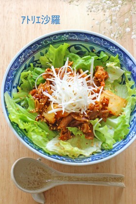 簡単！野菜たっぷりヘルシー✿豚キムチ丼✿