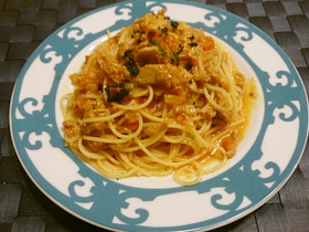 ◆ツナとほうれん草のトマトスパゲッティ◆