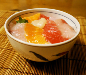 簡単☆作り置き寿司酢で海鮮丼