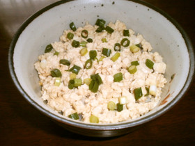 豆腐だけ！炒り丼　満腹^^