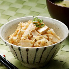 春の今だけ♡たけのこごはん♡