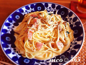 絡めて簡単♡我が家のカルボナーラ♪