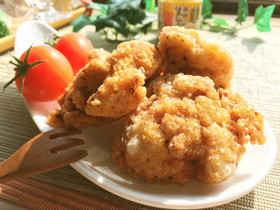 塩ヨーグルトで鶏もも唐揚げ✿生姜醤油味