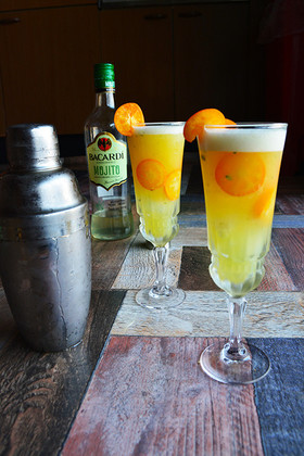 水平線の向こうの貴方へ　モヒート×金柑