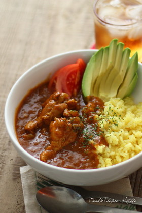 圧力鍋で作る♪　トマトチキンカレー♪