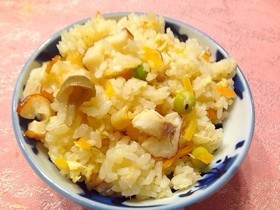 桜鯛の炊き込みご飯