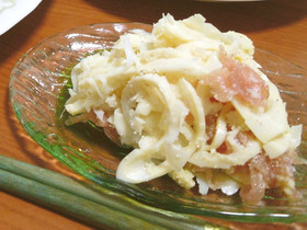 イタリアンなたけのこと生ハムのサラダ