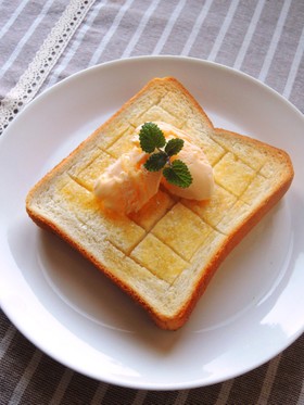 ＊カフェ風＊贅沢ハニートースト＊