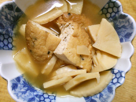 簡単 おかず！ がんもと 筍の 煮物