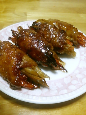 せん切りごぼうとにんじんの豚肉巻