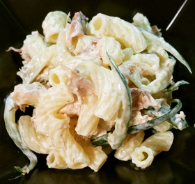 鰹節でマカロニのツナマヨ風サラダ☆お弁当