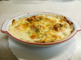マカロニグラタン♡チキンエビ入り
